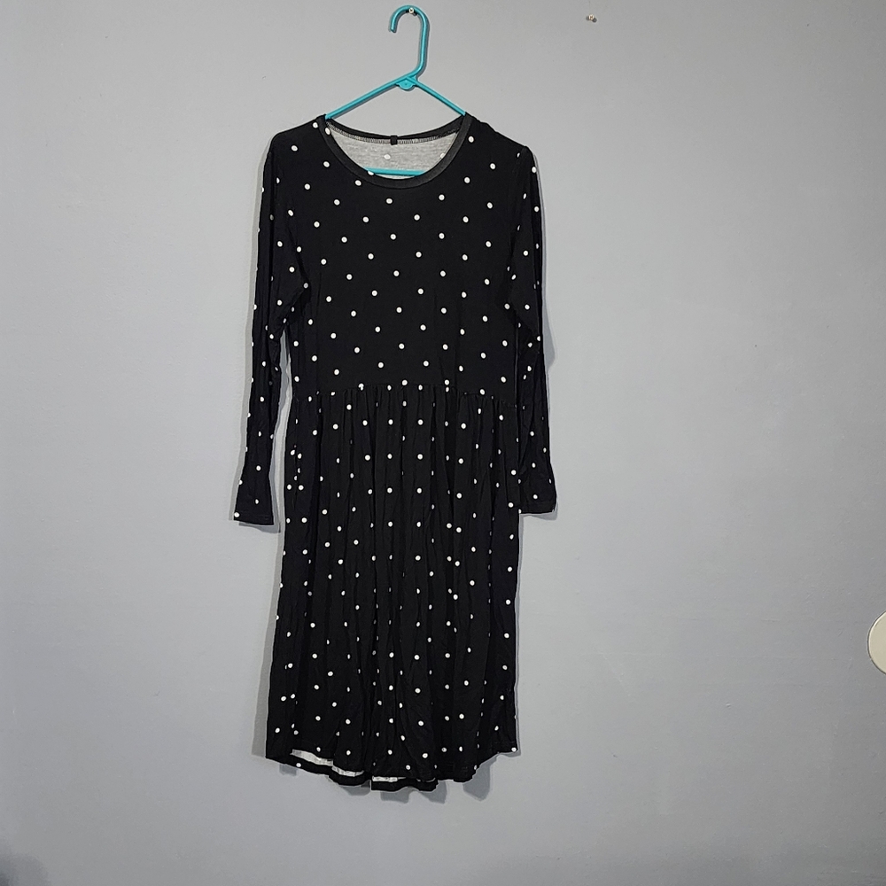 Black Polka Dot Dress